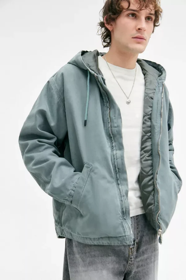 Sudadera con Capucha de Skate de Lona Urbana style Rex Petrol
