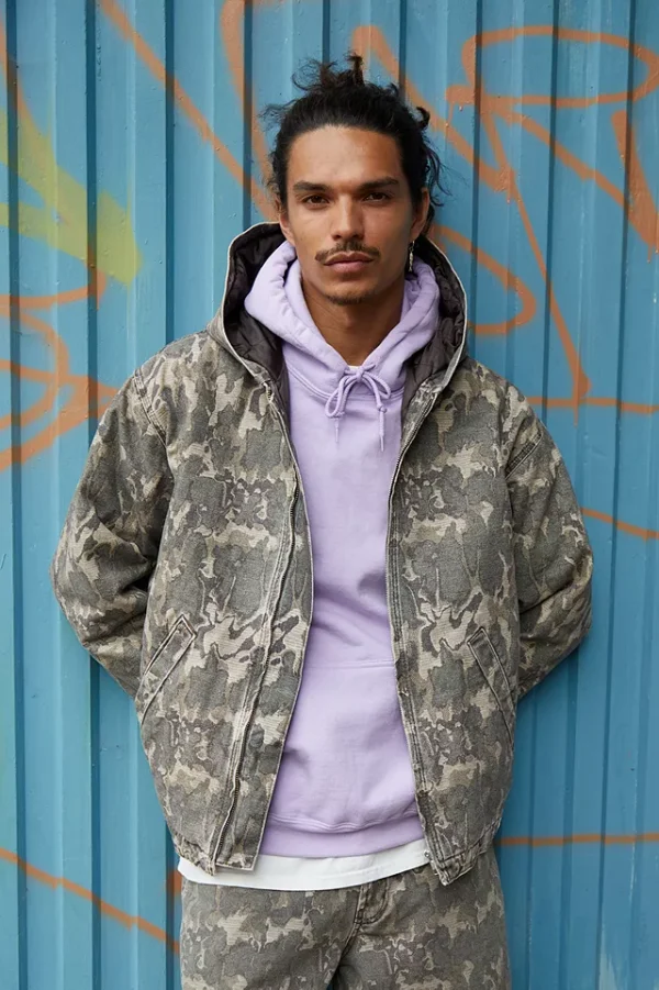 Sudadera con Capucha de Skate de Lona Camuflaje Rex urbana style