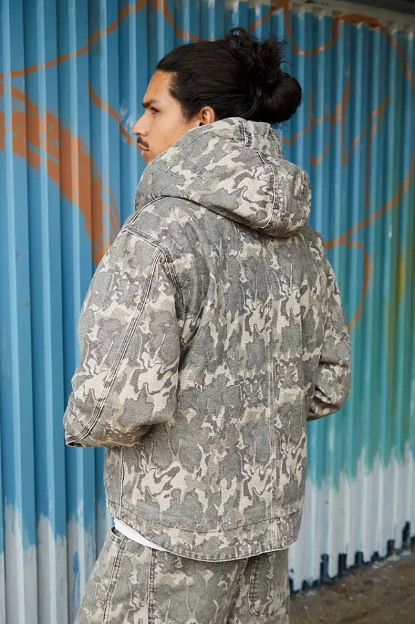 Sudadera con Capucha de Skate de Lona Camuflaje Rex urbana style - Image 2