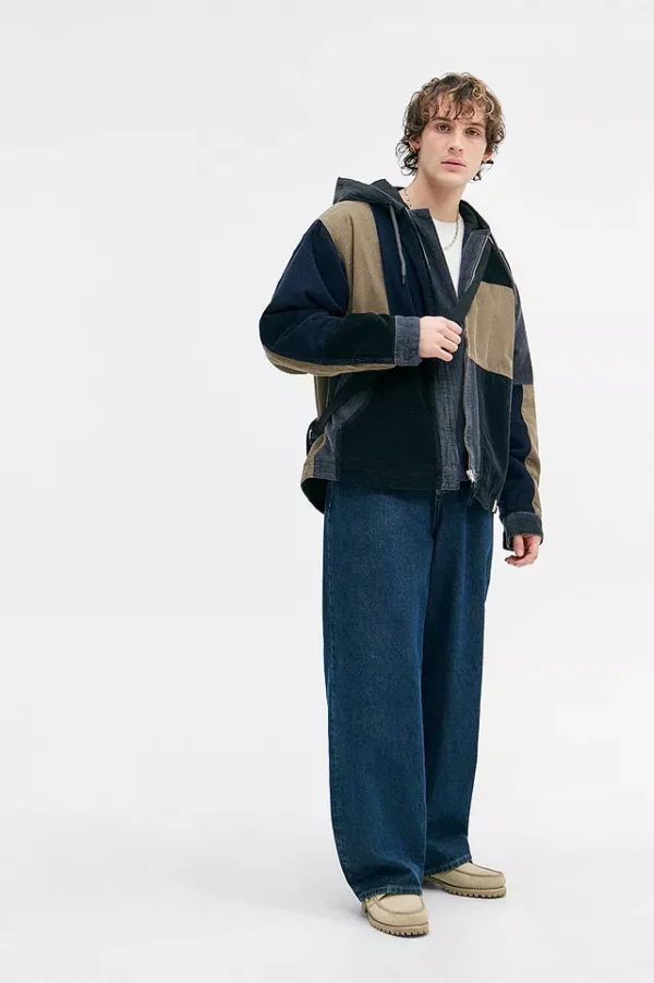 Sudadera con Capucha de Pana Patchwork Rex Urbana style - Image 3
