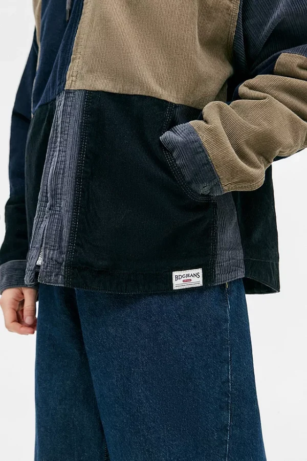 Sudadera con Capucha de Pana Patchwork Rex Urbana style - Image 4