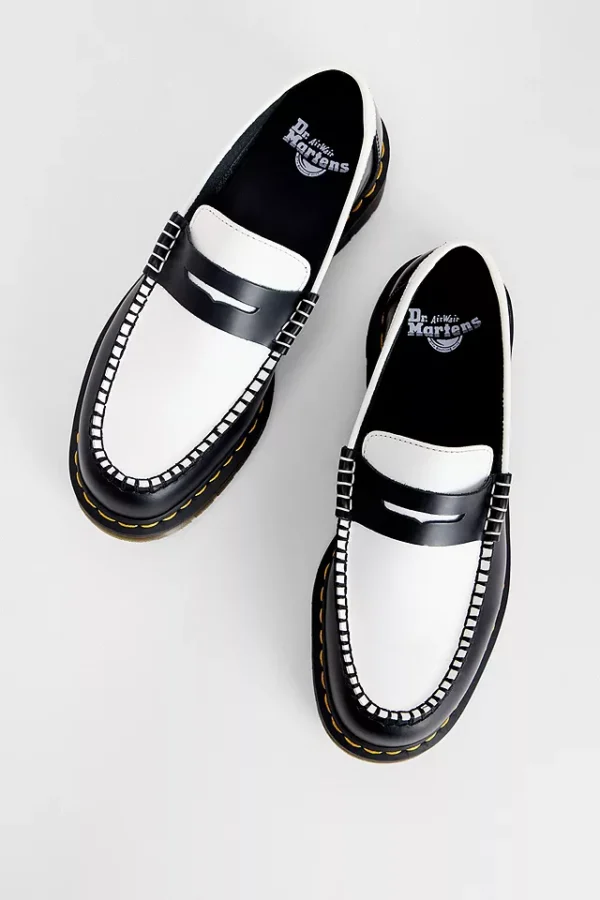 Mocasins Penton Dr. Martens Negre & Blanc